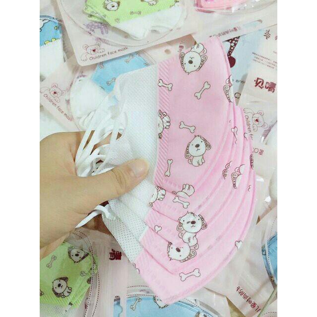 (5chiếc)Khẩu trang kháng khuẩn. Chống bụi hàng cao cấp cho bé trai/ bé gái | BigBuy360 - bigbuy360.vn