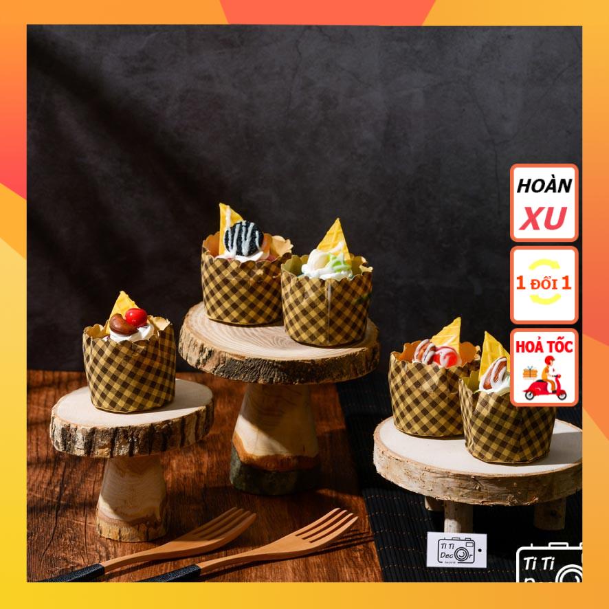 Cakestand 1 chân trang trí bánh ngọt, bánh các loại, chụp hình sản phẩm - TiTi Decor