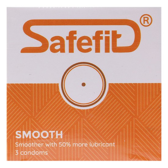 Combo 3 hộp Bao cao su SafeFit Smooth (hộp 3)