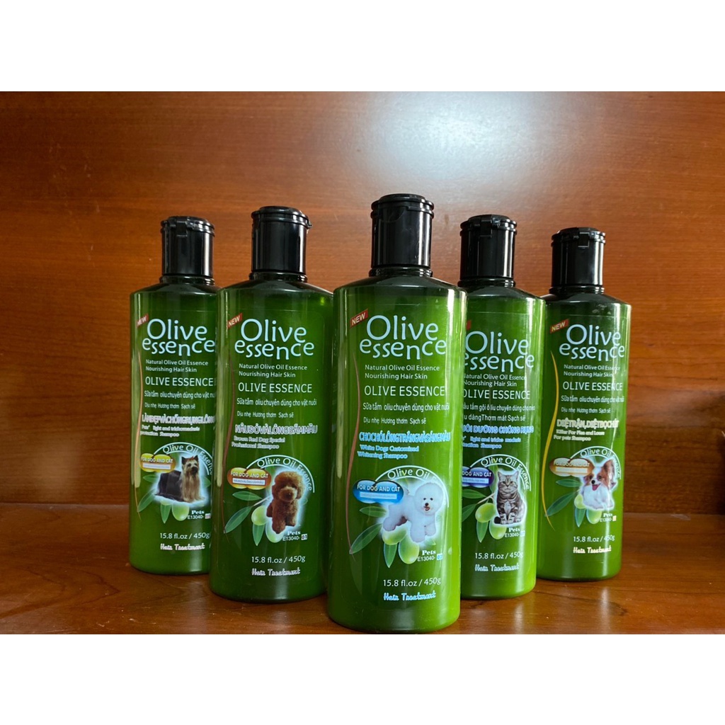 Sữa tắm dành cho chó mèo Olive-450ml KunMiu