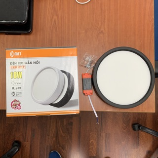 ĐÈN LED ỐP TRẦN TRÒN LẮP NỔI COMET CED121T-DB