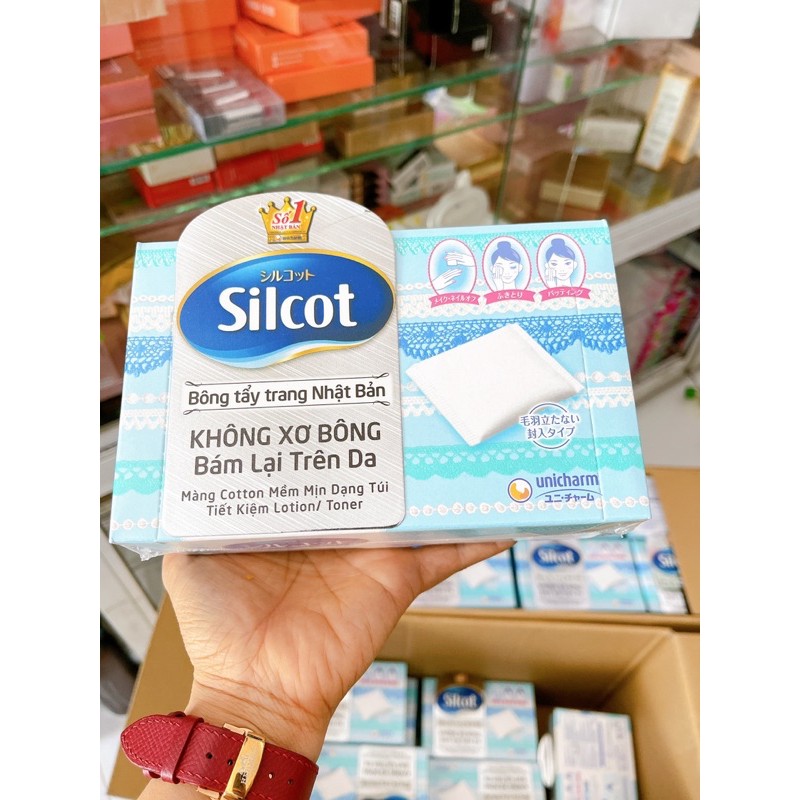 gòn tẩy trang silcot 82 miếng