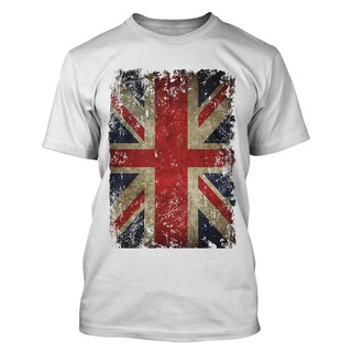 Áo thun nam in hình lá cờ nước Anh cá tính