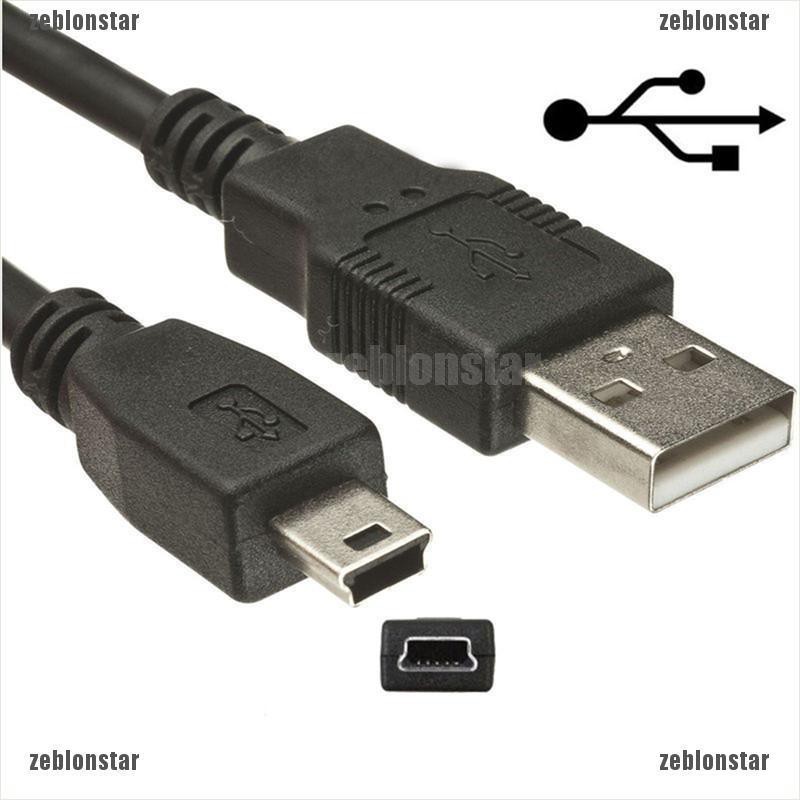 ❤Cáp USB 2.0 Dài 1.8m Màu Đen Cho Tay Cầm Chơi Game PS3