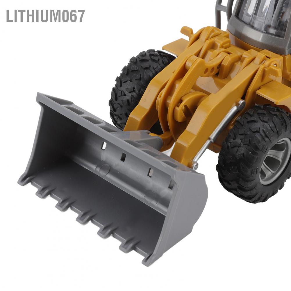 Lithium067 Lithium067 Máy xúc điều khiển từ xa 1:30 Điều linh hoạt giống như thật Chuyển tiếp Đảo ngược Trái phải đào RC cho trẻ em trên 3 tuổi