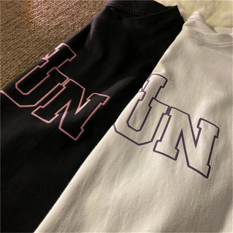 NRVP Áo Thun 100% Cotton Dáng Rộng Thời Trang Hàn Quốc Cho Nữ