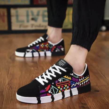 Giầy nam họa tiết  022