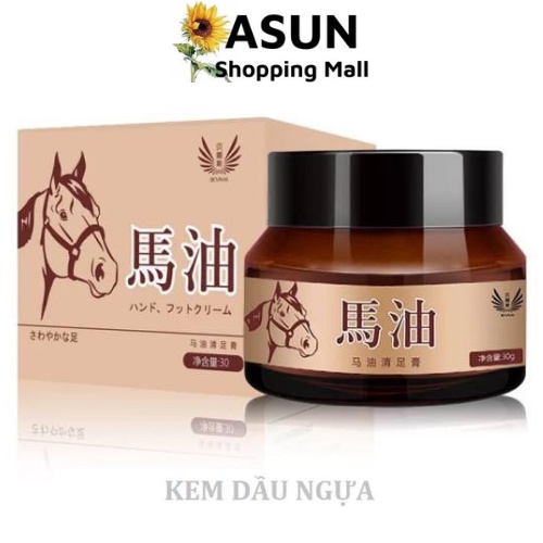 Kem Dầu Ngựa 30g Bôi Chân Tay, Dưỡng Ẩm, Phục Hồi Da, Chống Nứt Nẻ Cho Da Khô Thô