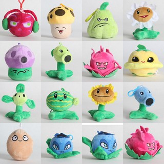 1 Chiếc 10cm Plants vs Zombies Sang Trọng Mặt Dây Chuyền Đồ Chơi PVZ Plants SunFlower Nut Peashooter Sang Trọng Đồ Chơi Nhồi Bông Búp Bê Cho Trẻ Em