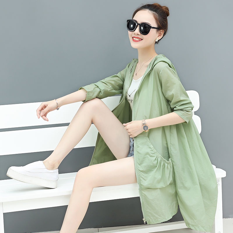 Áo Khoác Dáng Rộng Chống Tia UV Chống Tia UV Phong Cách Hàn Quốc Thời Trang Mùa Hè 180 Jin Có Thể Mặc Vào Mùa Hè Cho Nữ