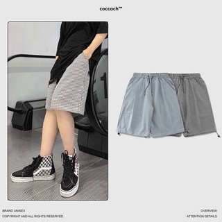 Quần shorts kẻ nam nữ cao cấp QS11461 by COCCACH