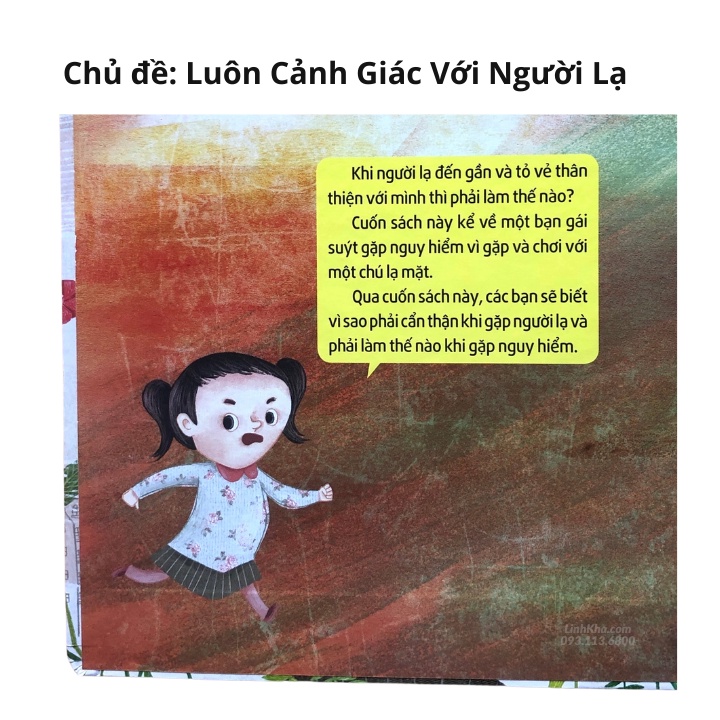Sách Giáo Dục Giới Tính Dành Cho Trẻ Từ 3 Tuổi - Cảnh Giác Người Lạ - Tân Việt
