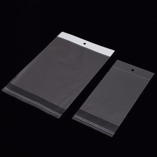 Túi OPP dán mép túi có lỗ treo đựng quần áo, tất, túi, bao bì