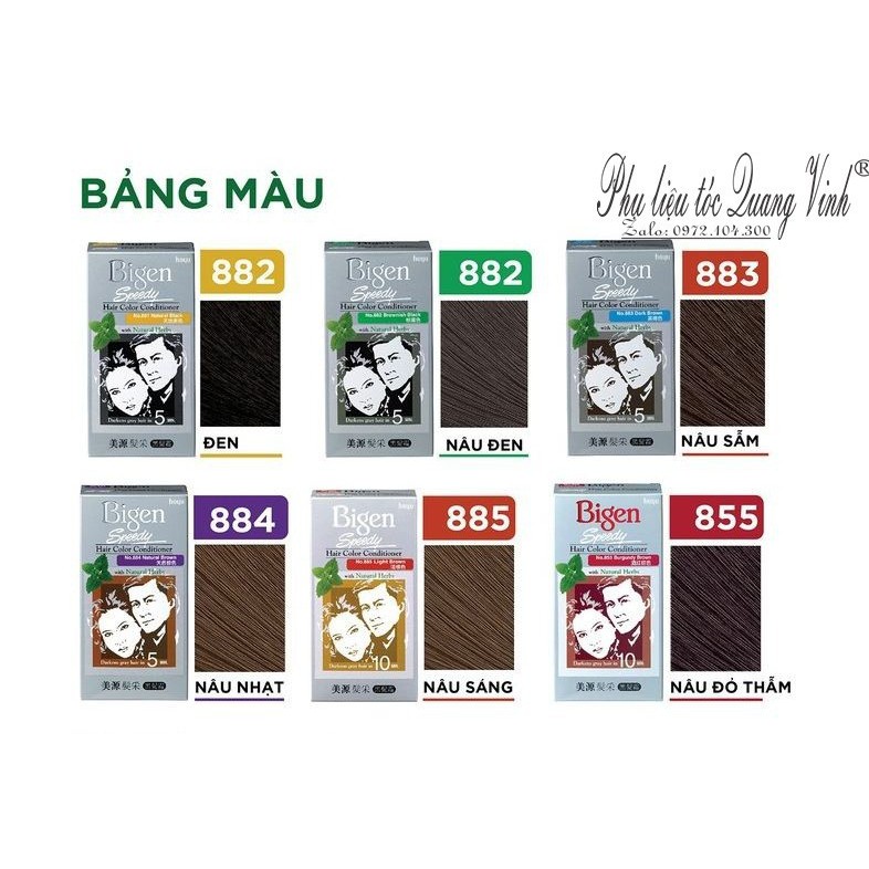 Thuốc nhuộm tóc bigen