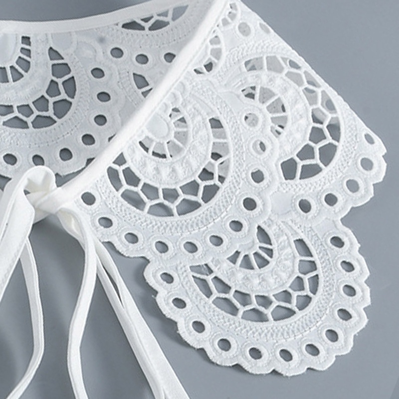 Cổ Áo Giả Poncho Thêu Họa Tiết Phong Cách Cổ Điển Thời Trang Cho Nữ