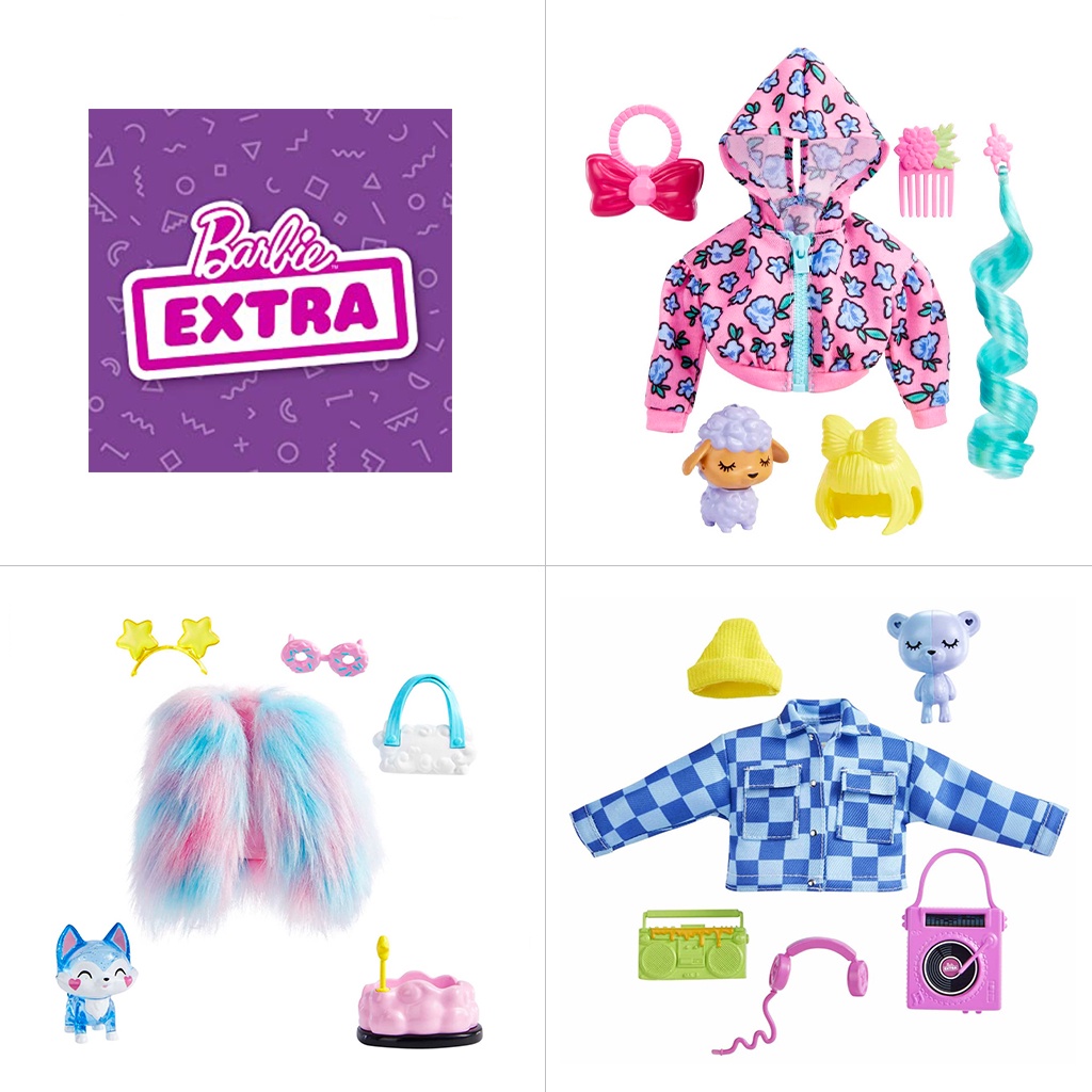 MỚI Bộ Sưu Tập Phụ Kiện Thời Trang và Thú Cưng Barbie Extra Fashion n Pet