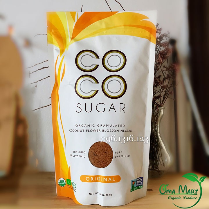  Đường dừa hữu cơ PT Coco Sugar 454g