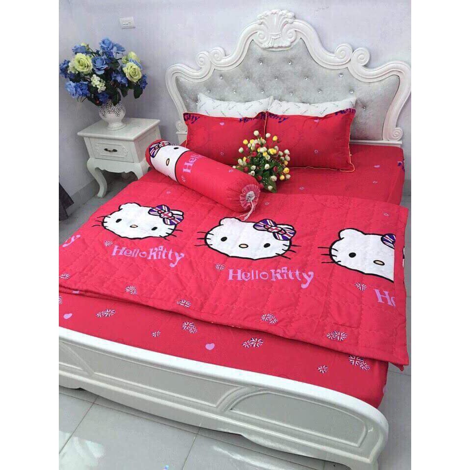 Bộ ga cotton poly lẻ m6x2m không mền