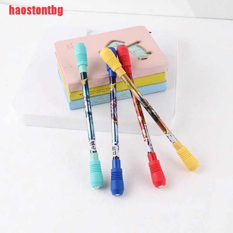 [haostontbg]Rotating Spinning Pen Novelty Funny Gaming Ball Pens Students Gift Toy