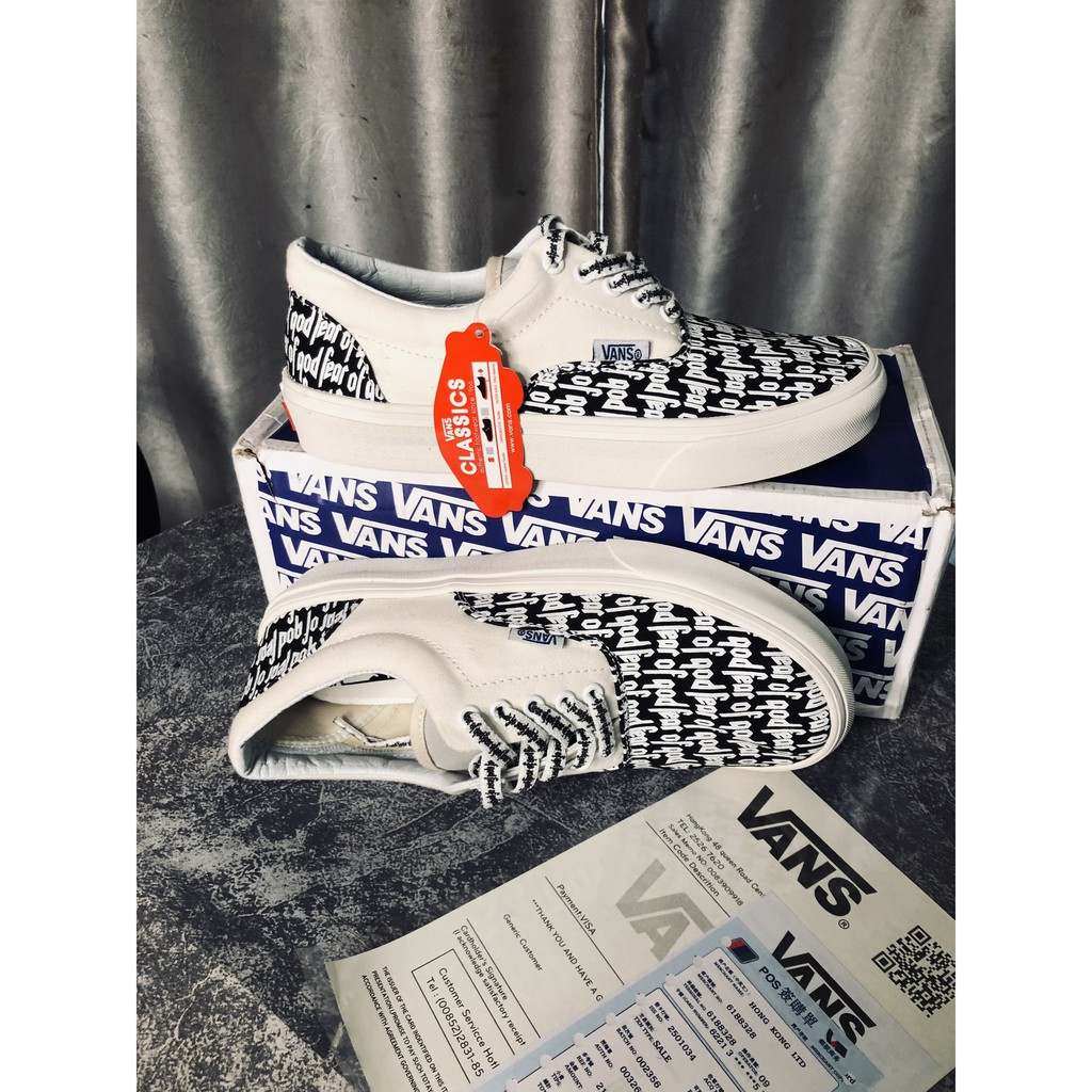 GIÀY VANS FOG FEAR OF GOD LÓT GÓT DA - GIÀY VANS CHỮ  .by sannguyen