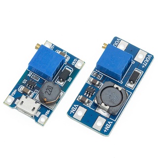 Mô đun tăng áp mt3608 dc-dc 2a cổng micro usb 2v-24v sang 5v 9v 12v 28v