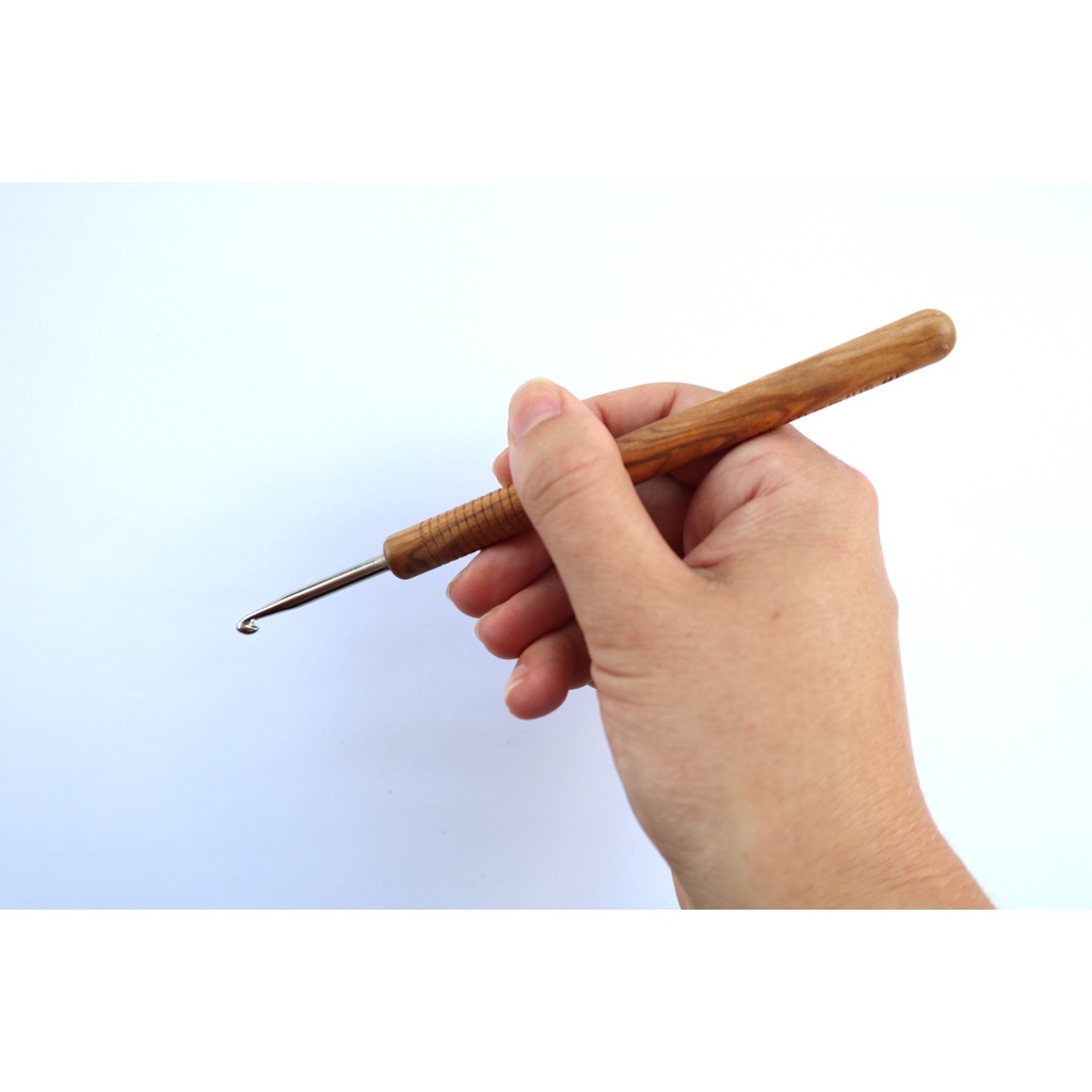 Kim Móc Cán Gỗ Oliu ADDI OLIVE WOOD CROCHET HOOKS 578-7