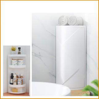 Kệ xoay 360 góc tường nhà tắm, hộp nhựa để đồ thông minh hàng nội địa Trung Quốc