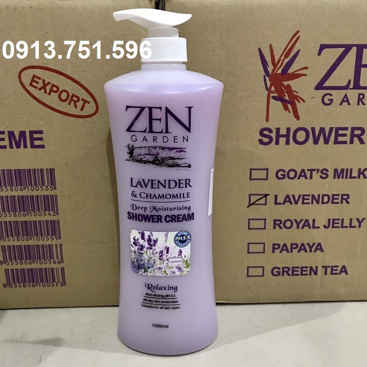 Sữa tắm ZEN GARDEN 1.000ml nhập khẩu Malaysia