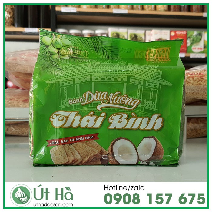 Bánh Dừa Nướng Thái Bình Đặc Sản Quảng Nam Thơm Giòn Ngon Phải Thử - Út Hà Đặc Sản
