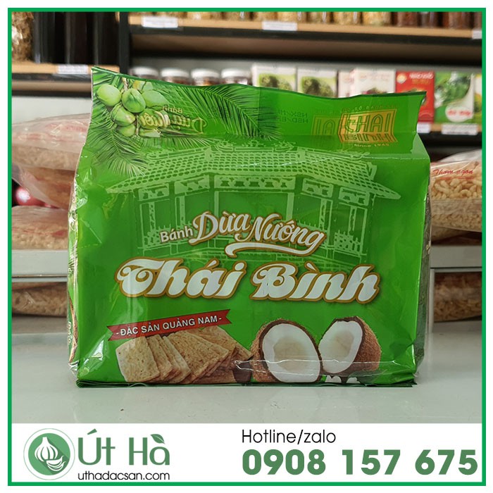 Bánh Dừa Nướng Thái Bình Đặc Sản Quảng Nam Thơm Giòn Ngon Phải Thử - Út Hà Đặc Sản | BigBuy360 - bigbuy360.vn