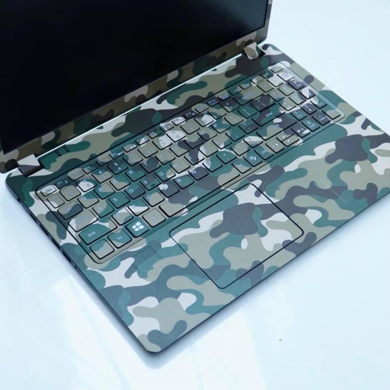 Miếng Dán Vỏ Laptop Mẫu CAMO Xanh Bộ Đội - Skin Laptop Cắt Theo Từng Kích Thước Máy Riêng ok