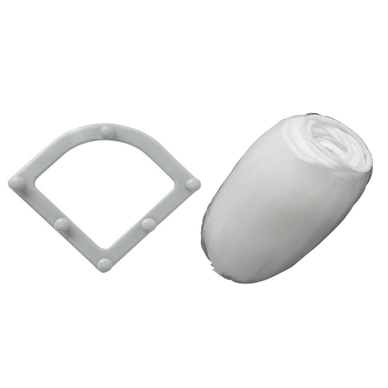 Rổ lưới lọc rau củ quả hình tam giác có giá đỡ tiện dụng cho bồn rửa nhà bếp