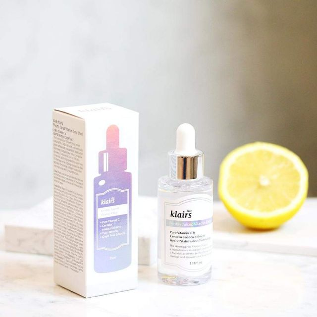 Serum dưỡng trắng da từ vitamin C Klairs Freshly Juiced Vitamin Drop