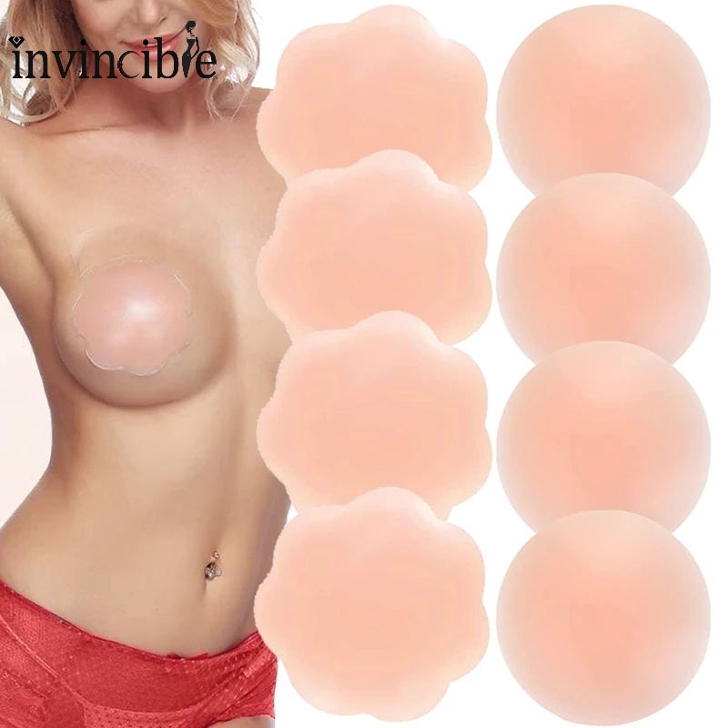 Vỏ Bọc Nâng Ngực Bằng Silicon Vô Hình Thoải Mái Có Thể Tháo Rời