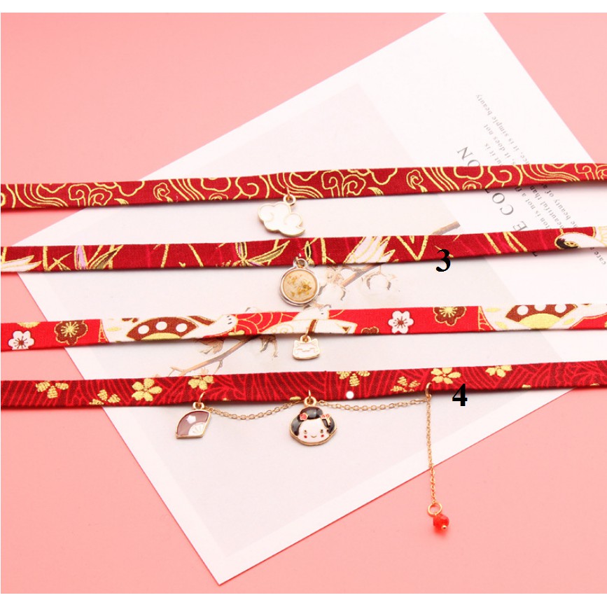 Choker cổ phong - Choker vải mẫu 2