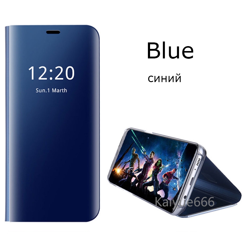 Sang Trọng Ốp Điện Thoại Nắp Gập Tráng Gương Thông Minh Cho Samsung Galaxy J 7 J7 Prime Duos G610 G610M G610F Samsung On7 2016