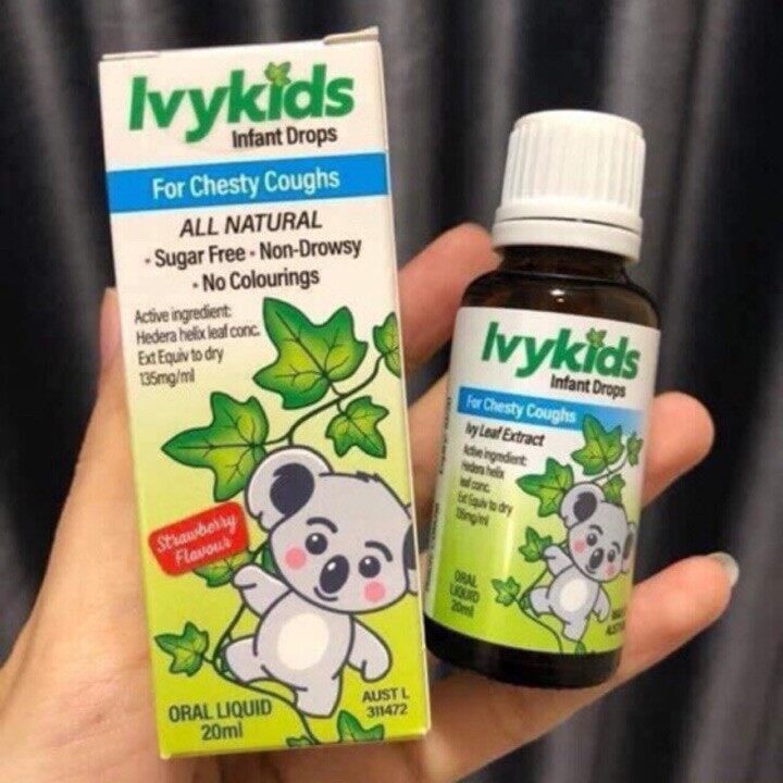 Siro Ivy Kid úc giúp giảm ho hiệu quả thảo dược từ nhiên nhiên