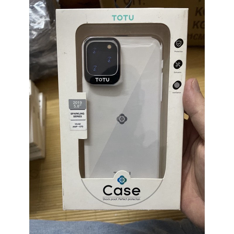 [Sale] ốp lưng totu có viền nhôm bảo vệ camera cho Apple IPhone 11 Pro 5.8 inch