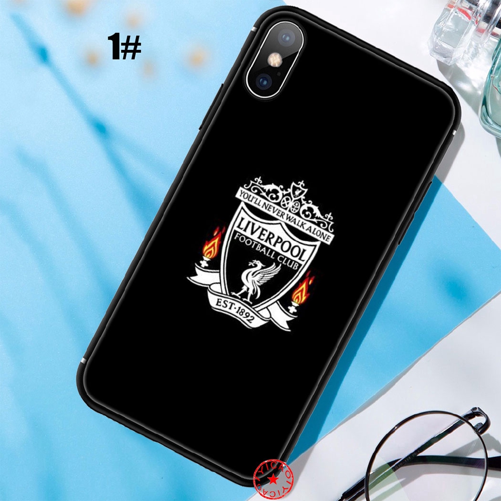 Ốp điện thoại silicon mềm in logo câu lạc bộ Liverpool cho iPhone XS Max XR 10 X 6 6s 7 8 Plus 5 5s mã AC105