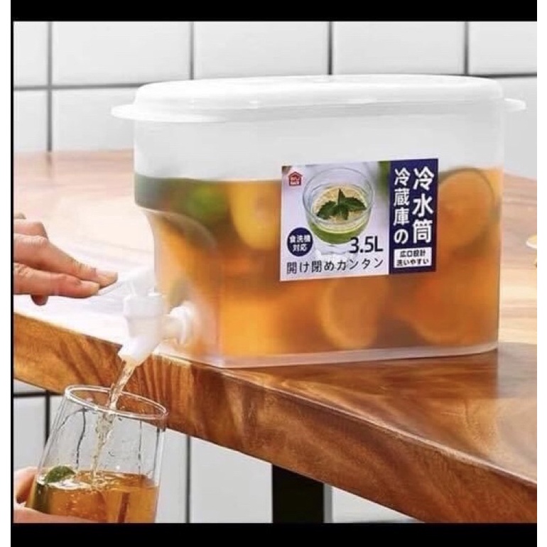 Bình nước 3,5l có vòi để tủ lạnh