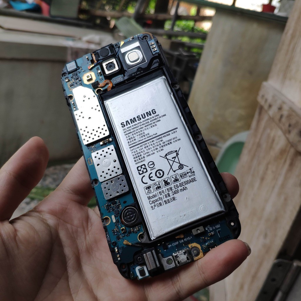 Main samsung e500 cũ zin có cả pin, vỏ