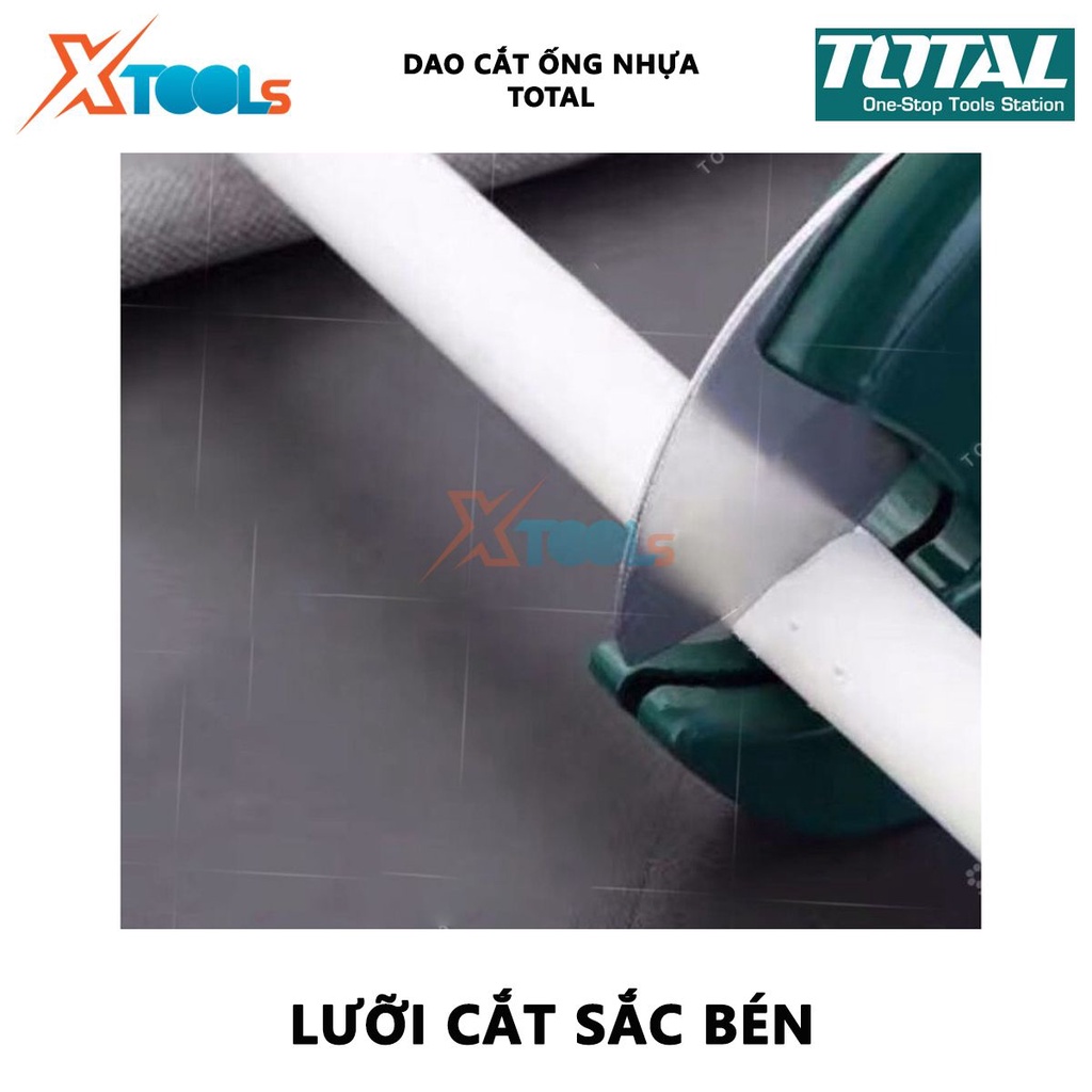 Dao cắt ống nhựa PVC TOTAL | kéo cắt ống pvc Chiều dài 193mm, Đường kính cắt 3-42mm, thiết kế nhỏ gọn, trọng lượng nhe