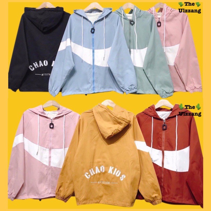 🌵 𝐓𝐡𝐞𝐔𝐥𝐳𝐳𝐚𝐧𝐠 🌵 CM Áo Khoác Kaki 2 Lớp Phối Viền Thêu Chữ (Kèm Video, Hình Thật)