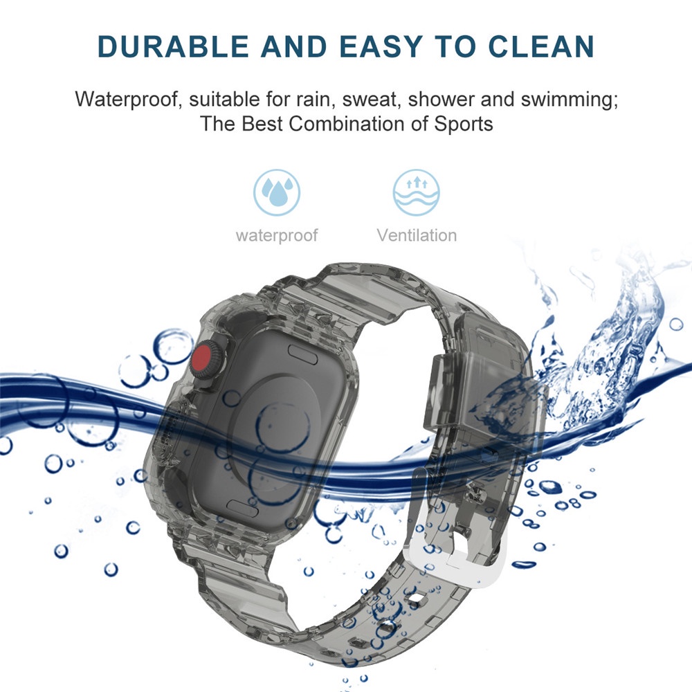 Dây Silicone Đeo Đồng Hồ Dành Cho Apple Watch Series 7/6/SE/5/4/3 45mm 41mm 44mm 42mm 40mm 38mm