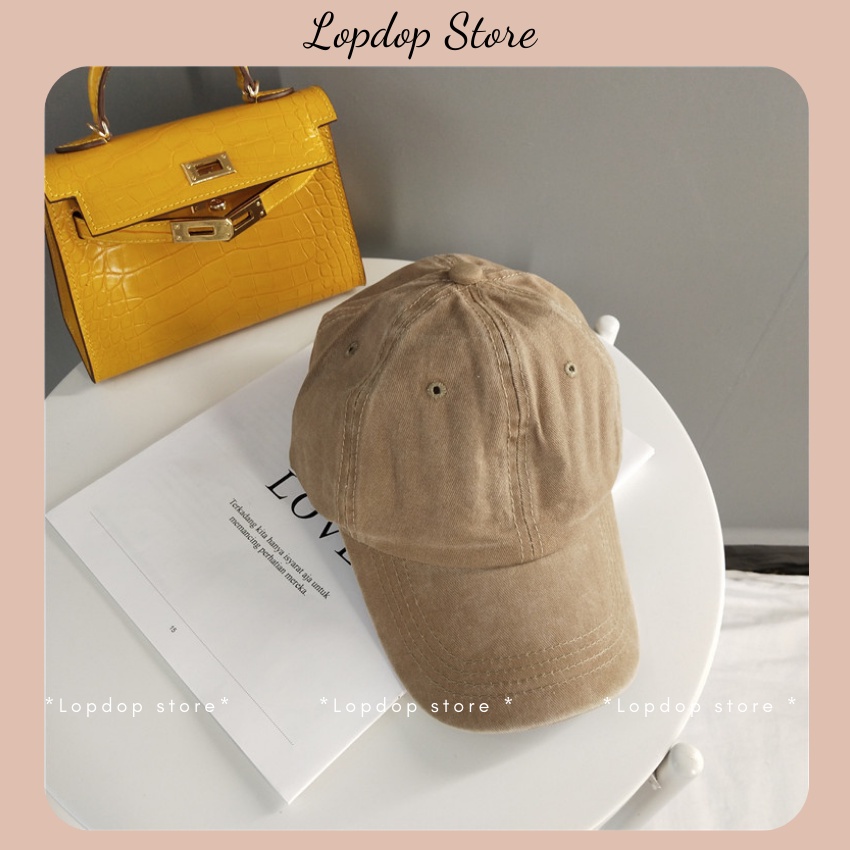 Mũ Lưỡi Trai Nam Nữ Cao Cấp Chuẩn Phom , Nón Lưới Trai Trơn Phong Cách Hàn Quốc - CAP41 Lopdop.official