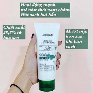 Sữa rửa mặt Mamonde hoa sen