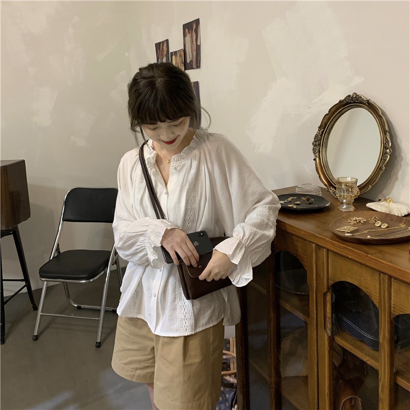 Áo BH mỏng dáng rộng tay dài thời trang mùa hè cho nữ