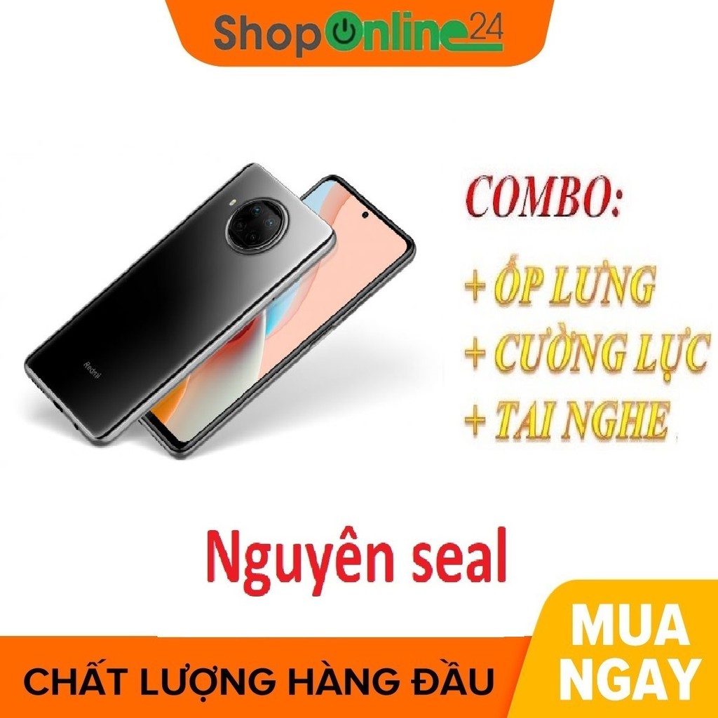 Combo Điện thoại Xiaomi Note 9 Pro 5G 6/128Gb Chip Snapdragon 750G + Ốp lưng + Cường lực + Tai nghe - Hàng nhập khẩu | WebRaoVat - webraovat.net.vn