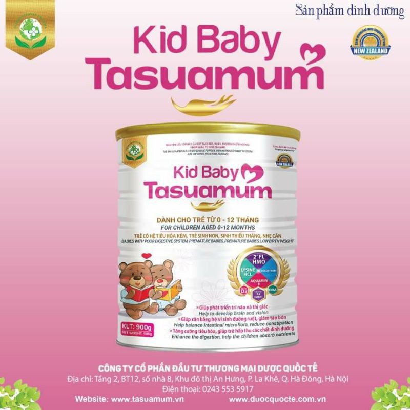 SỮA TASUAMUM KID 900g