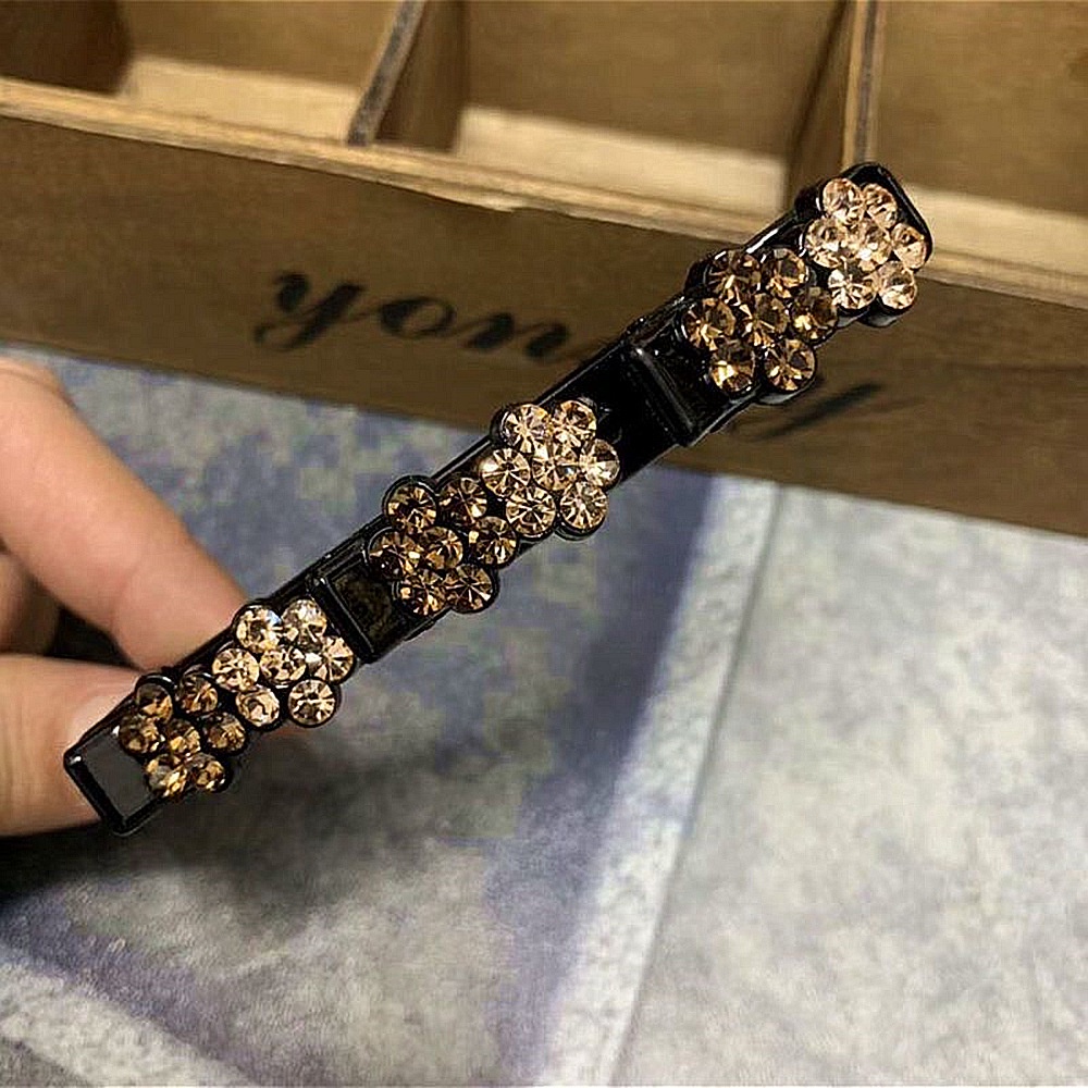 Kẹp Tóc Đính Đá Acrylic Kim Cương Không Cần Buộc Bằng Acrylic Dành Cho Trẻ Em